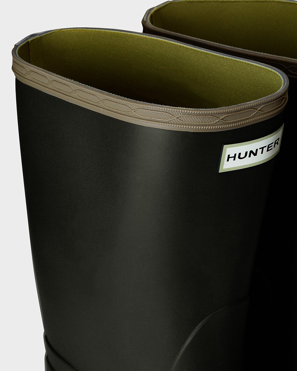 Women Hunter Gardener | Short Rain Boots Dark Olive | NZ-27158-INPF